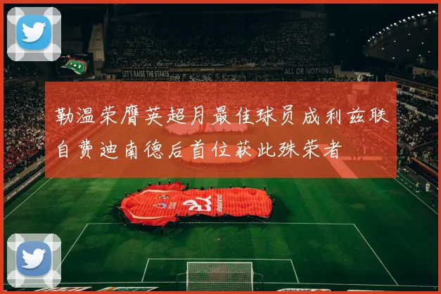 勒温荣膺英超月最佳球员成利兹联自费迪南德后首位获此殊荣者