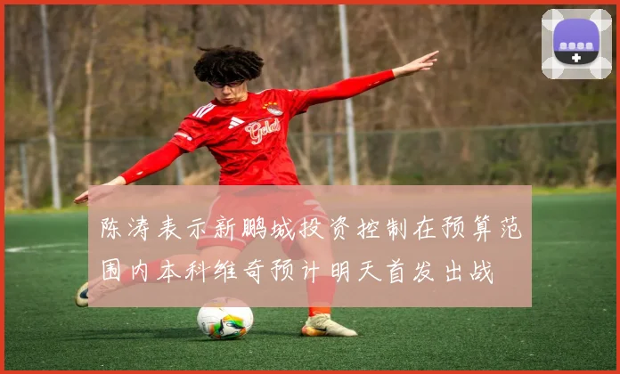 陈涛表示新鹏城投资控制在预算范围内本科维奇预计明天首发出战